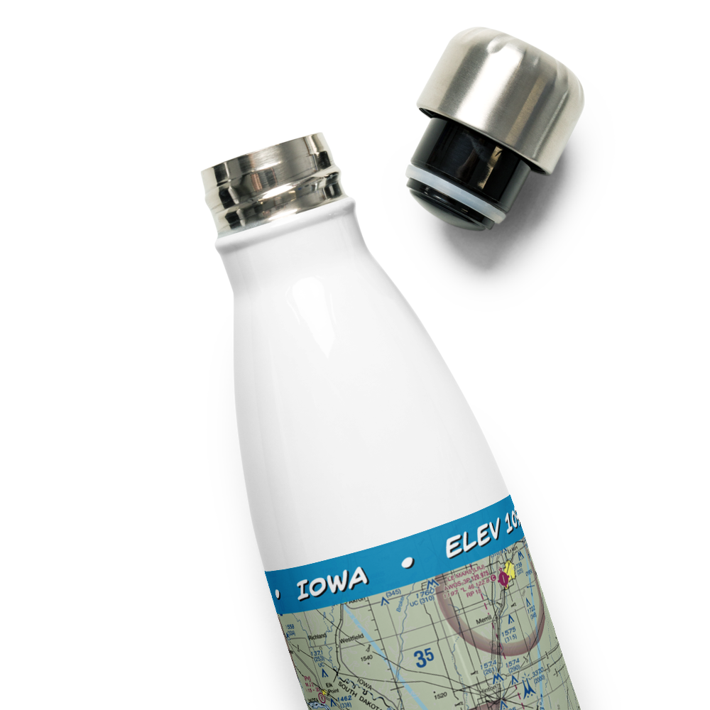 Sioux Gateway Airport/Brigadier General Bud Day Field (SUX) VFR Sectional Water Bottle 