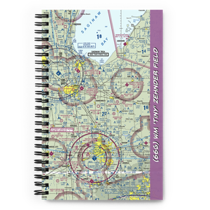 Wm 'Tiny' Zehnder Field (66G) VFR Sectional Notebook