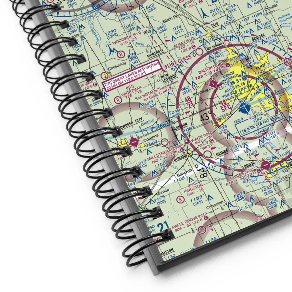 Wm 'Tiny' Zehnder Field (66G) VFR Sectional Notebook 