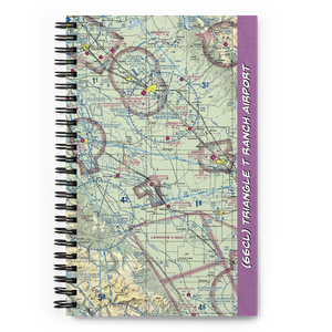 Triangle T Ranch Airport (66CL) VFR Sectional Notebook