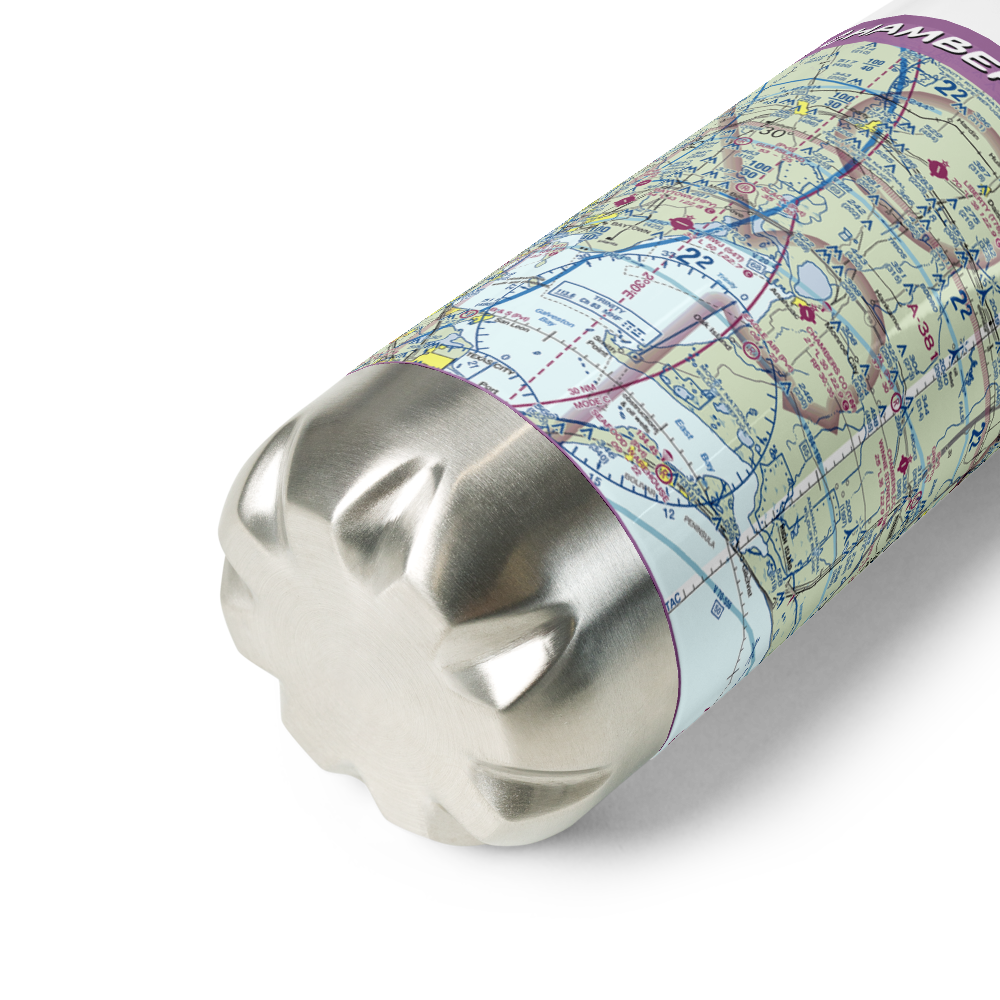 Chambers County Airport (T00) VFR Sectional Water Bottle 