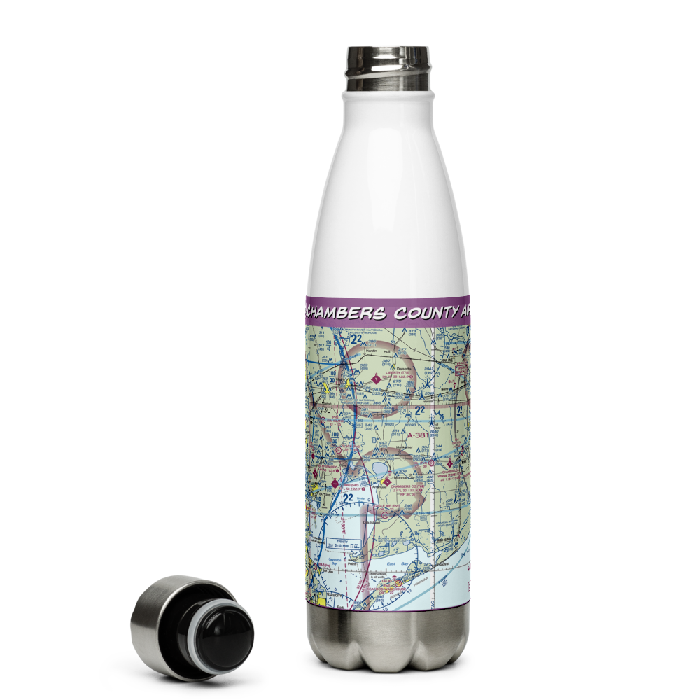 Chambers County Airport (T00) VFR Sectional Water Bottle 