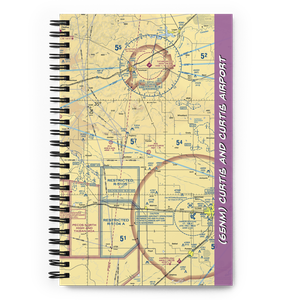 Curtis and Curtis Airport (65NM) VFR Sectional Notebook