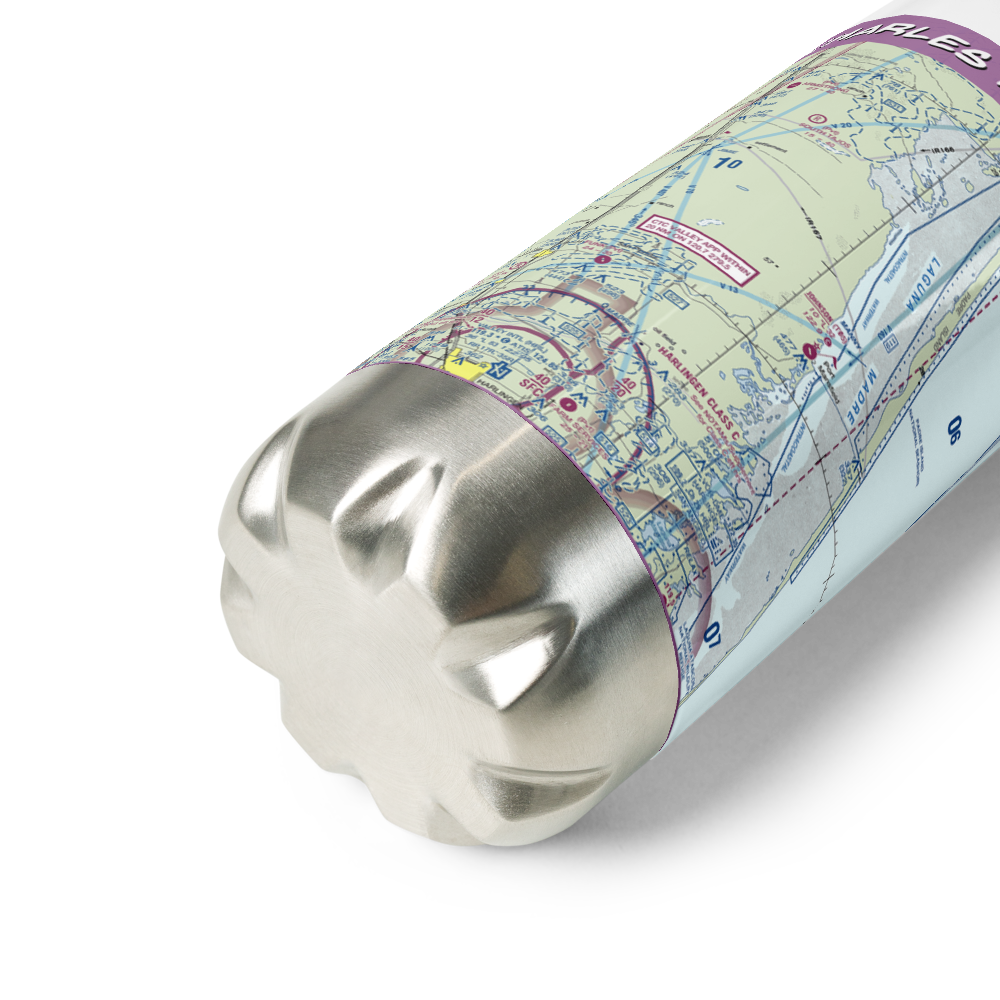 Charles R Johnson Airport (T05) VFR Sectional Water Bottle 