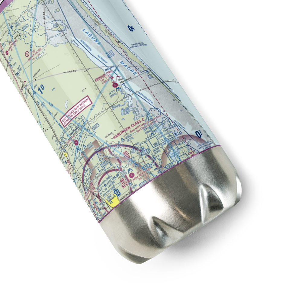 Charles R Johnson Airport (T05) VFR Sectional Water Bottle 