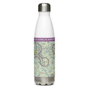Marlin Airport (T15) VFR Sectional Water Bottle