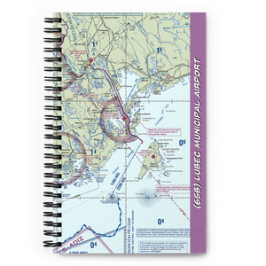 Lubec Municipal Airport (65B) VFR Sectional Notebook