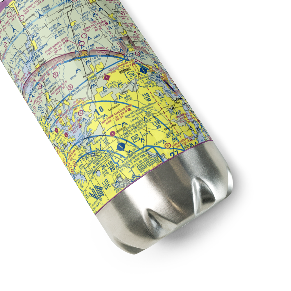 Aero Country Airport (T31) VFR Sectional Water Bottle 