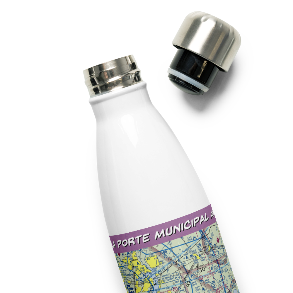 La Porte Municipal Airport (T41) VFR Sectional Water Bottle 