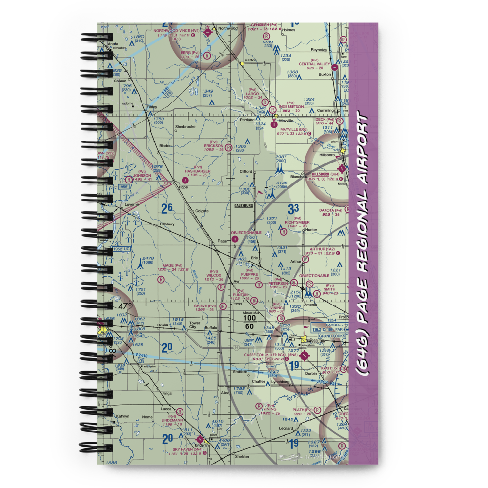 Page Regional Airport (64G) VFR Sectional Notebook 