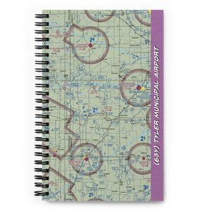 Tyler Municipal Airport (63Y) VFR Sectional Notebook