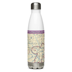 Follett Lipscomb County Airport (T93) VFR Sectional Water Bottle