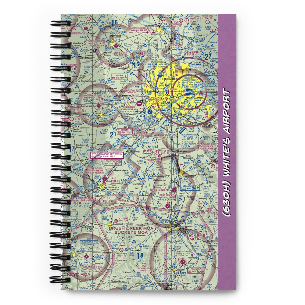 White's Airport (63OH) VFR Sectional Notebook 