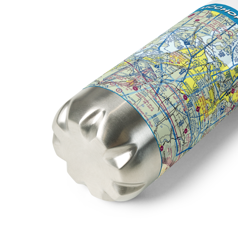 McChord Air Force Base (TCM) VFR Sectional Water Bottle 