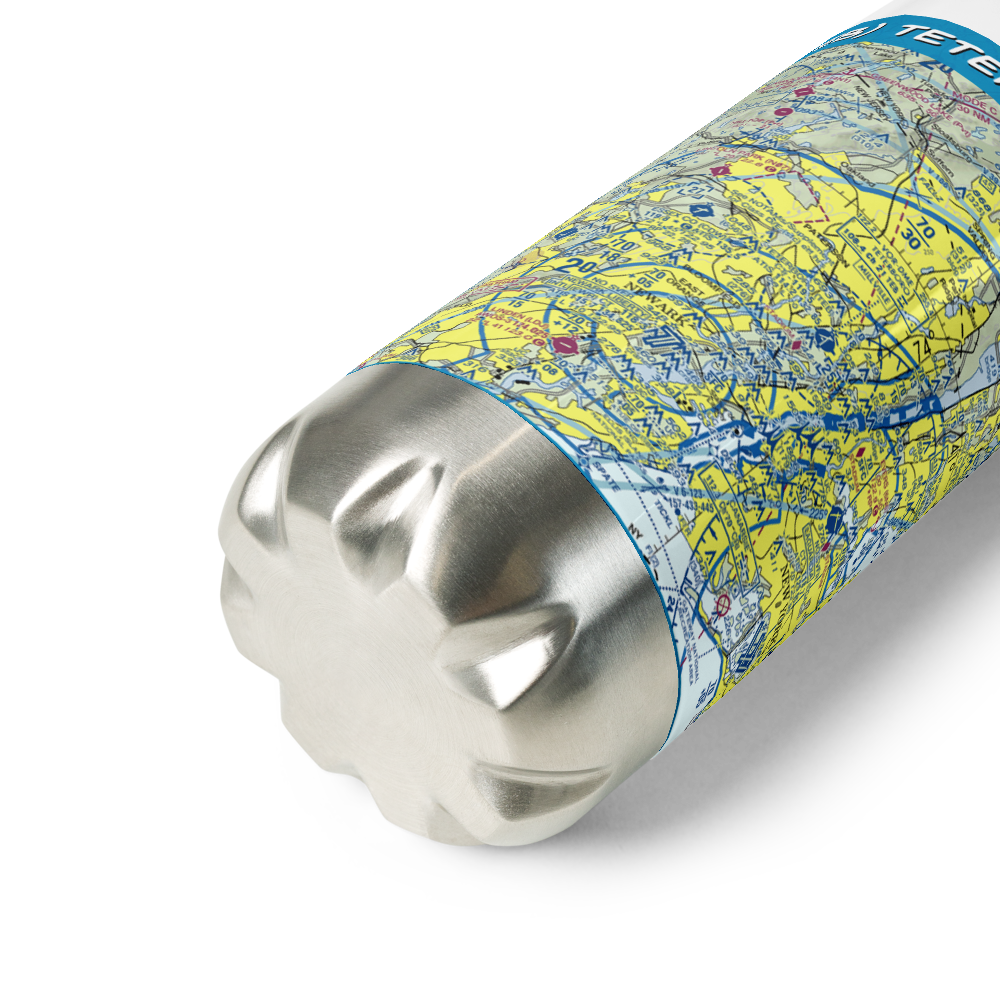 Teterboro Airport (TEB) VFR Sectional Water Bottle 