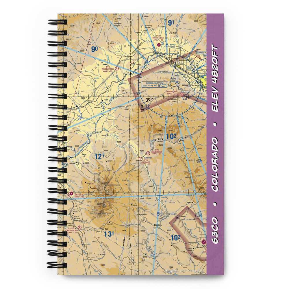 Hendricks Field At West Creek Ranch Airport (63CO) VFR Sectional Notebook 