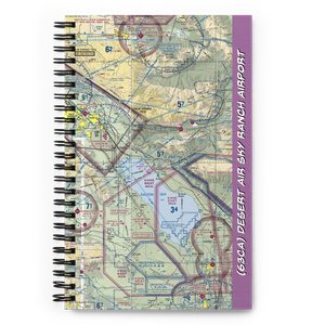 Desert Air Sky Ranch Airport (63CA) VFR Sectional Notebook