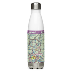 Rantoul National Avn Center-Frank Elliot field (TIP) VFR Sectional Water Bottle