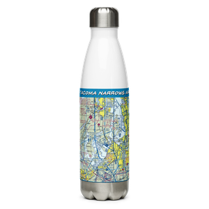 Tacoma Narrows Airport (TIW) VFR Sectional Water Bottle