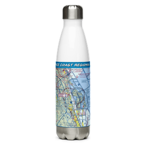 Space Coast Regional Airport (TIX) VFR Sectional Water Bottle