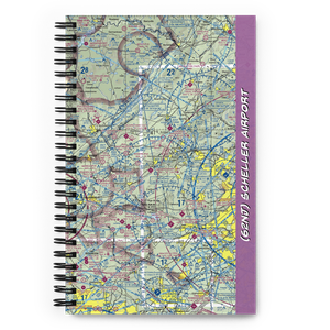 Scheller Airport (62NJ) VFR Sectional Notebook