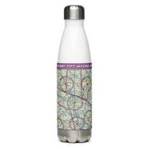 Henry Tift Myers Airport (TMA) VFR Sectional Water Bottle