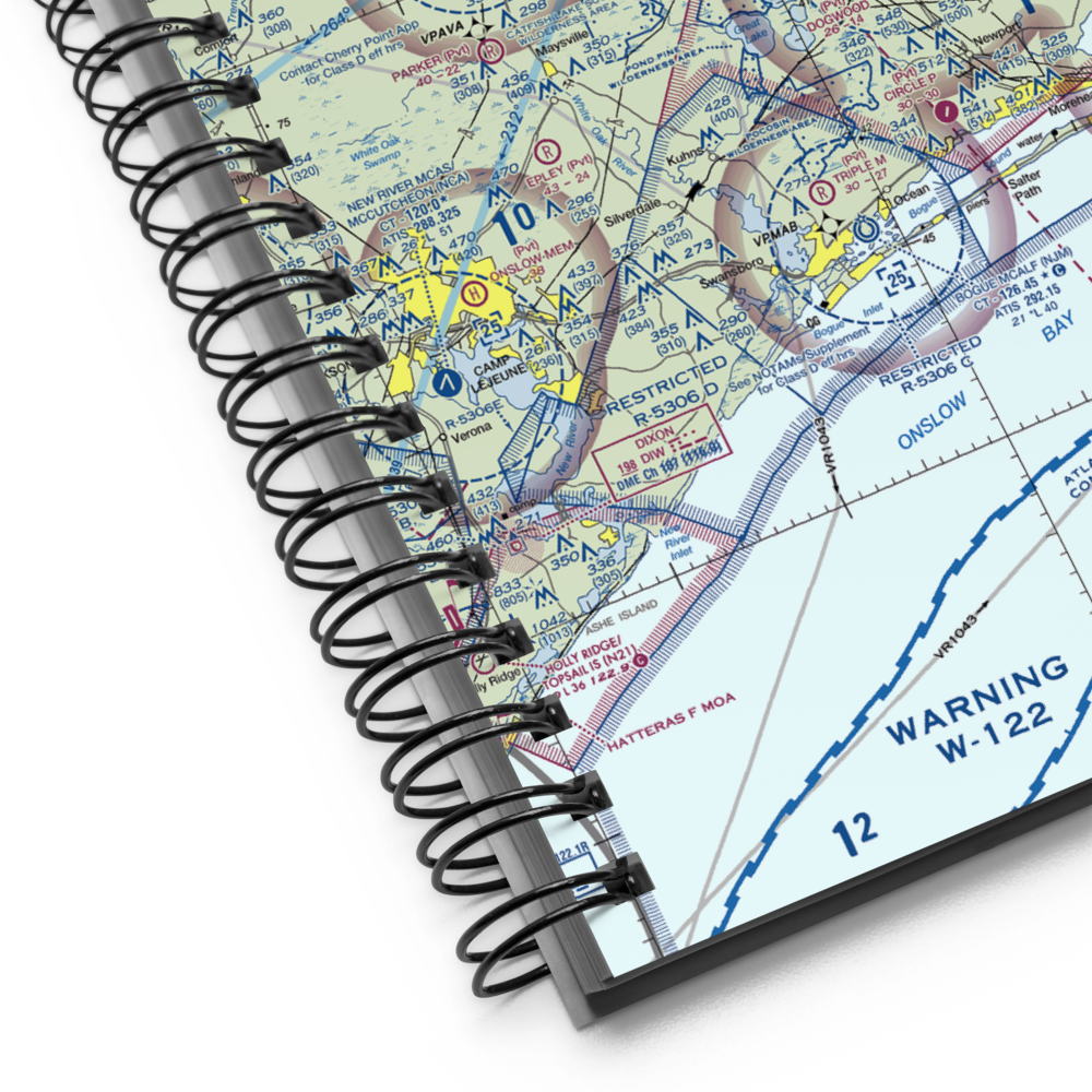 Hickory Hill Airport (62NC) VFR Sectional Notebook 