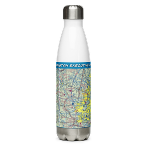 Houston Executive Airport (TME) VFR Sectional Water Bottle