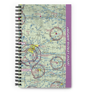 Lerchs Airport (62IA) VFR Sectional Notebook