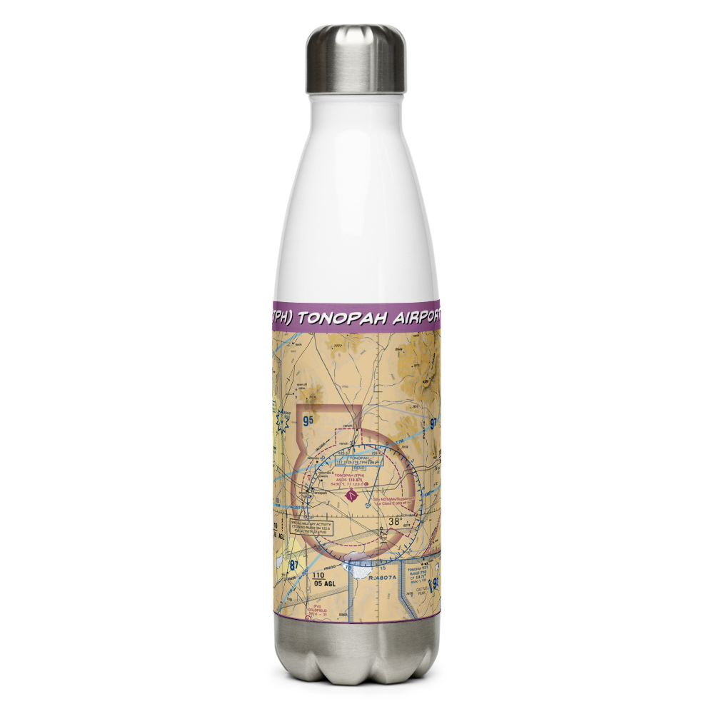 Tonopah Airport (TPH) VFR Sectional Water Bottle 