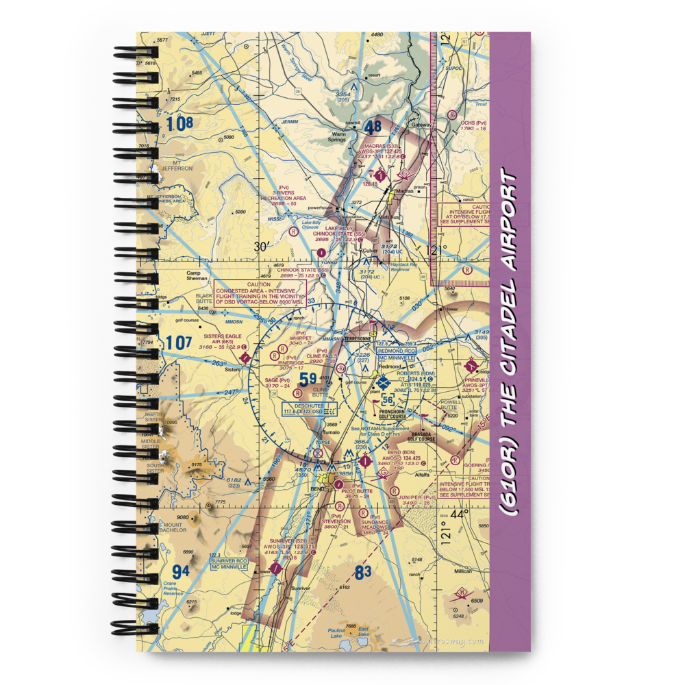 The Citadel Airport (61OR) VFR Sectional Notebook 