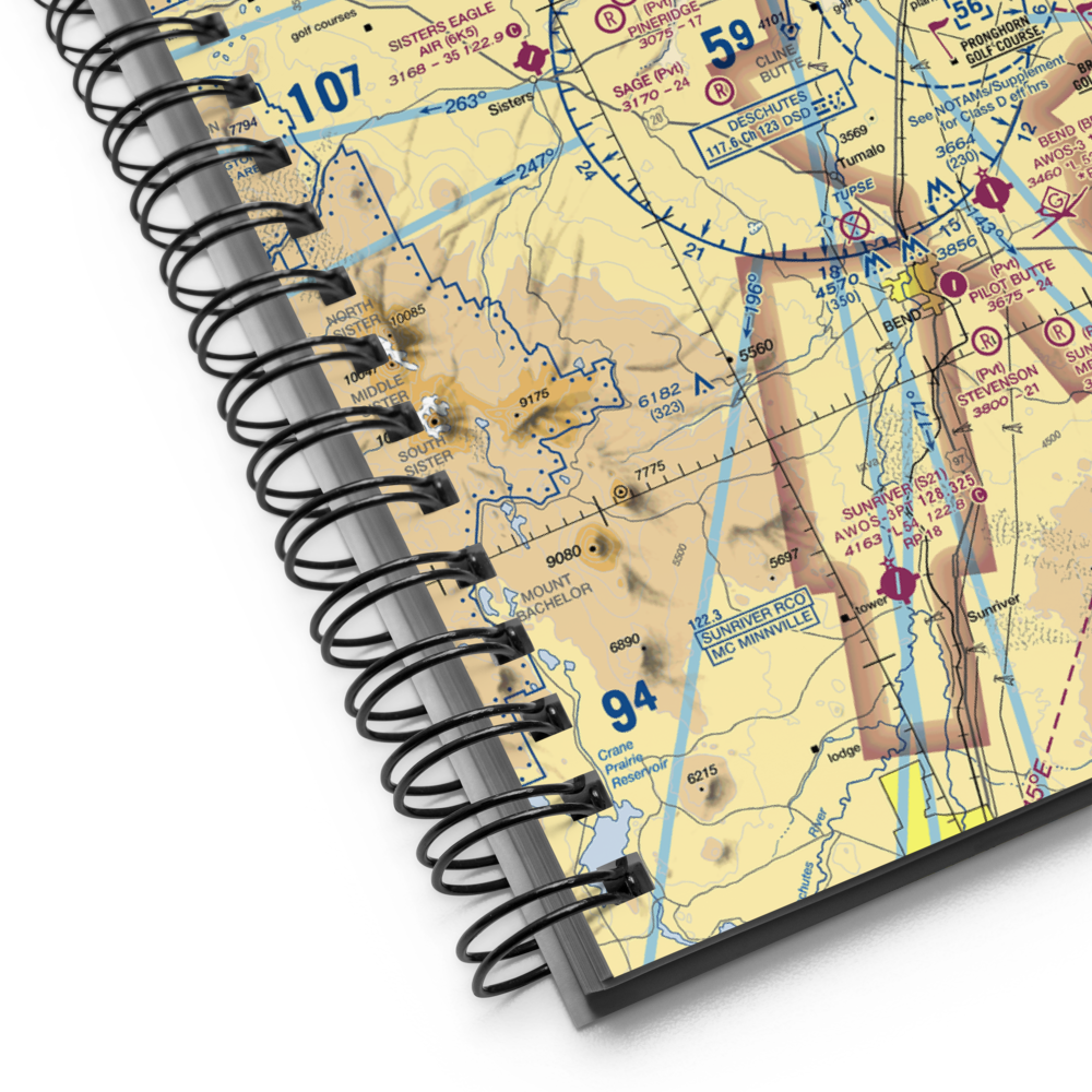 The Citadel Airport (61OR) VFR Sectional Notebook 