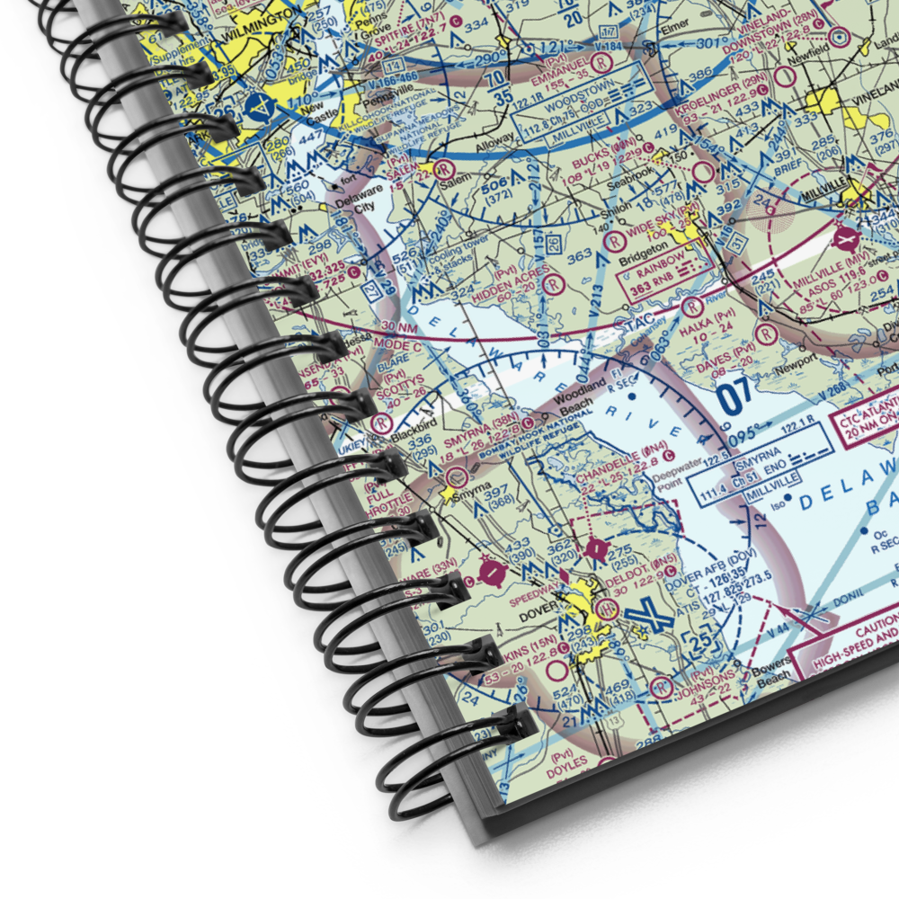 Thomas Browne Airpark (61NJ) VFR Sectional Notebook 