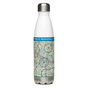 Tupelo Regional Airport (TUP) VFR Sectional Water Bottle