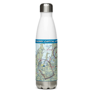 Cherry Capital Airport (TVC) VFR Sectional Water Bottle