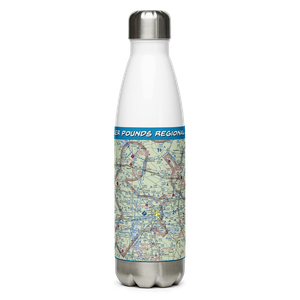 Tyler Pounds Regional Airport (TYR) VFR Sectional Water Bottle