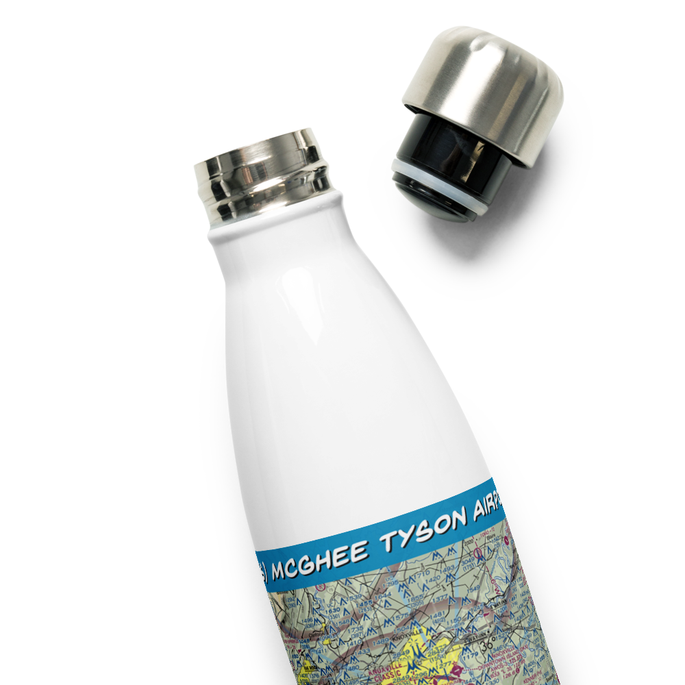 McGhee Tyson Airport (TYS) VFR Sectional Water Bottle 