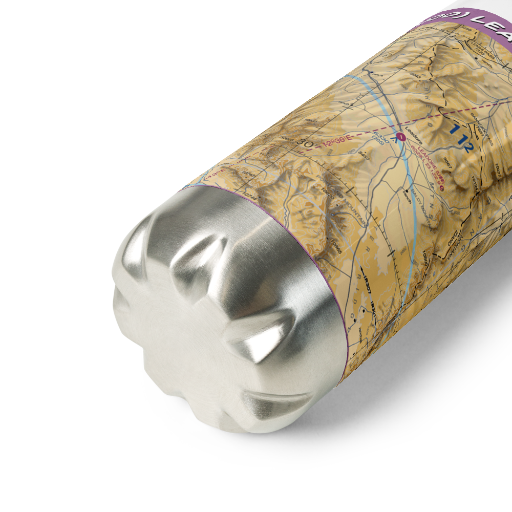 Leadore Airport (U00) VFR Sectional Water Bottle 