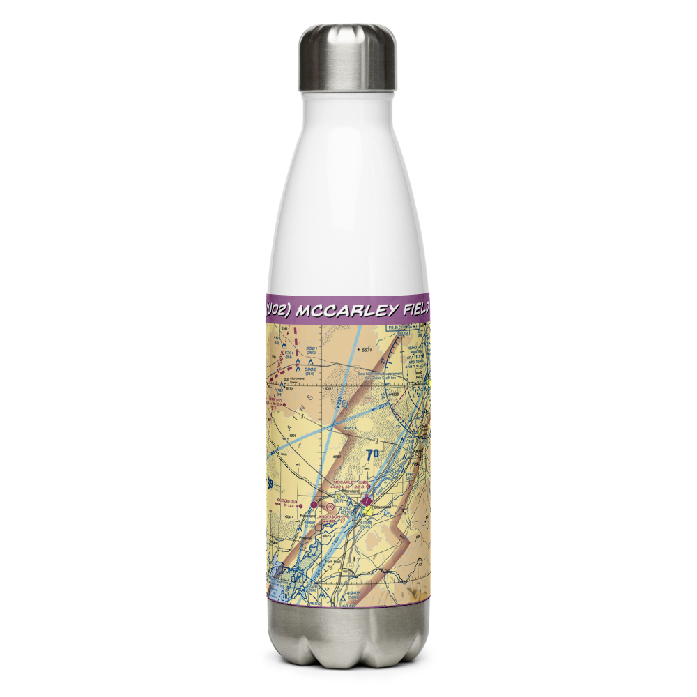 Mccarley Field (U02) VFR Sectional Water Bottle 