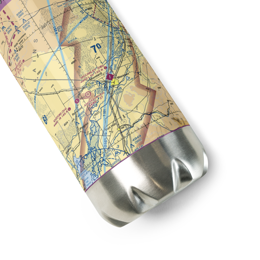 Mccarley Field (U02) VFR Sectional Water Bottle 