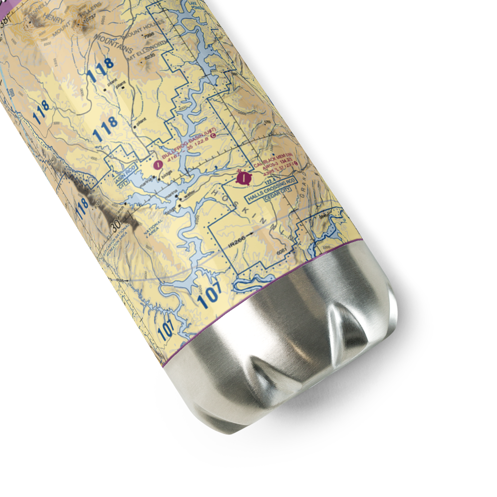 Bullfrog Basin Airport (U07) VFR Sectional Water Bottle 