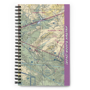 Wood's Airstrip (60AZ) VFR Sectional Notebook