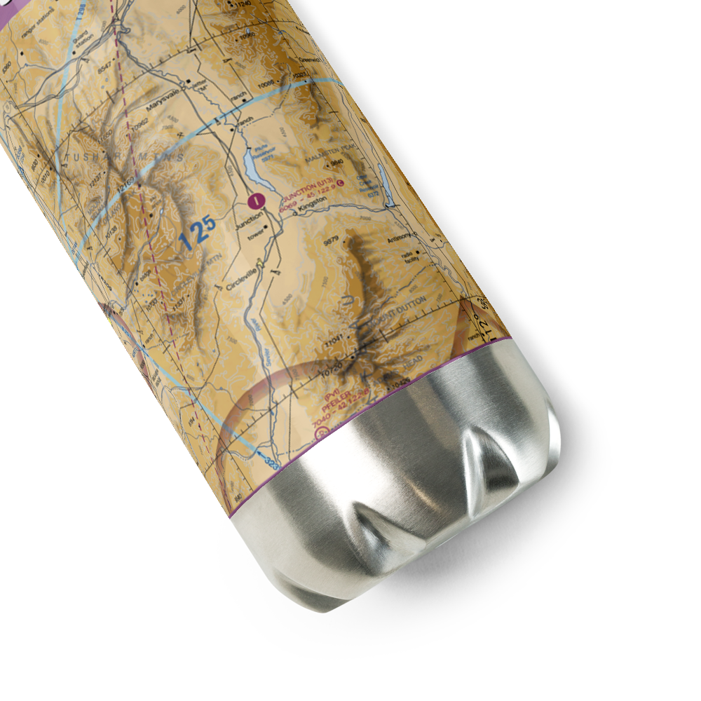 Junction Airport (U13) VFR Sectional Water Bottle 