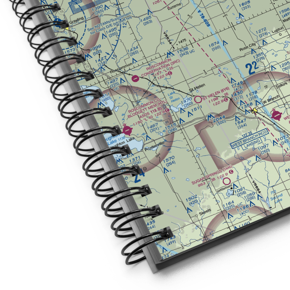Lost Creek Airport (5Y4) VFR Sectional Notebook 