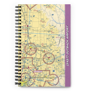 Outback Airport (5XS7) VFR Sectional Notebook