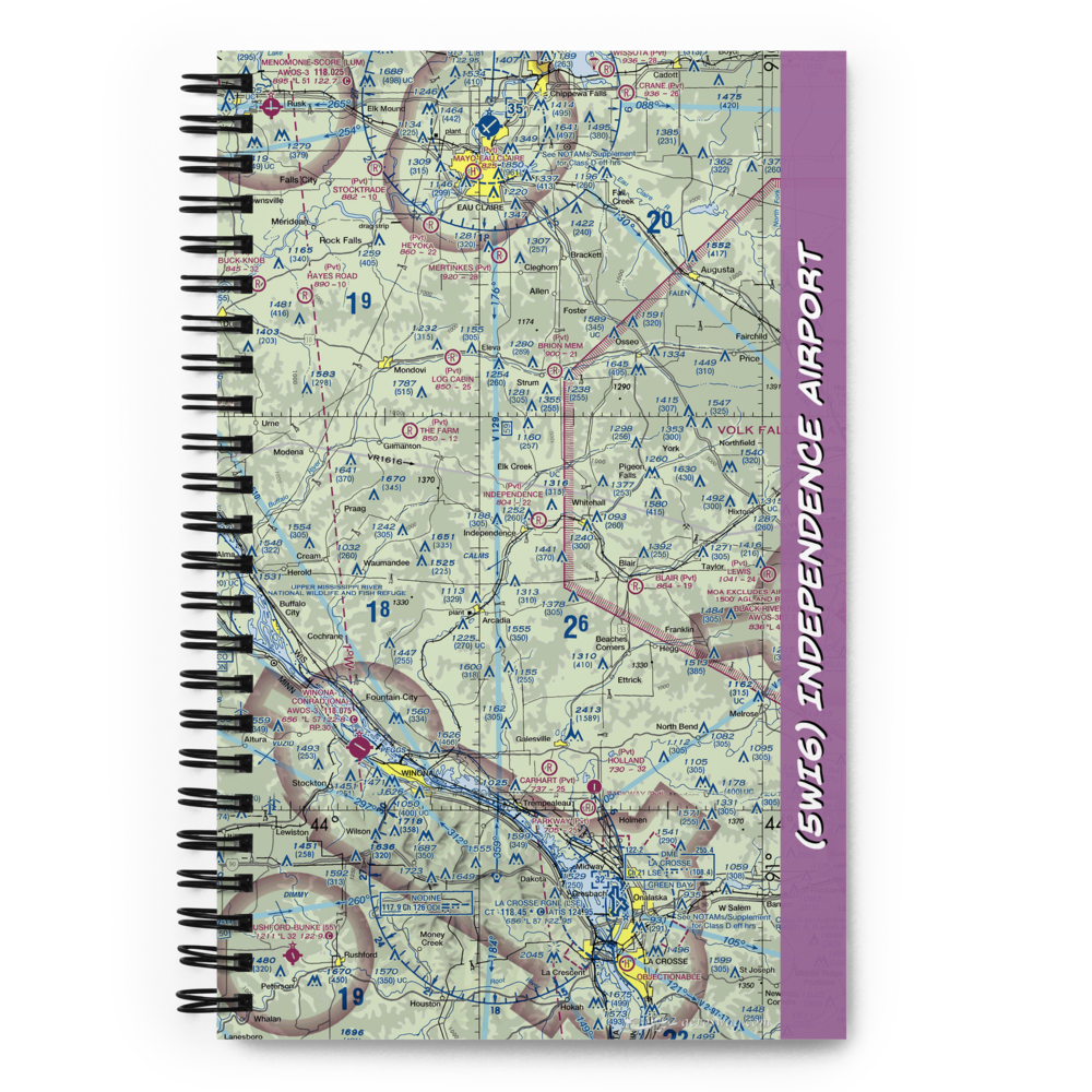 Independence Airport (5WI6) VFR Sectional Notebook 