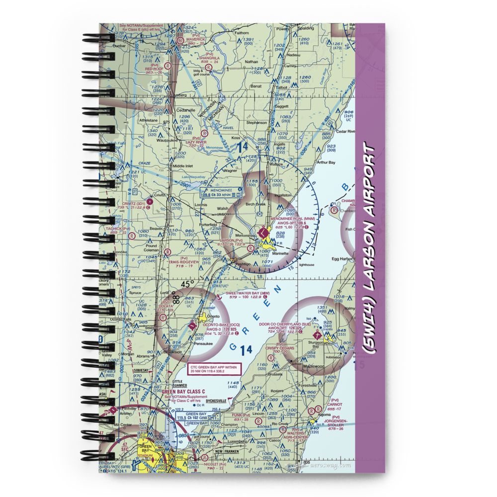 Larson Airport (5WI4) VFR Sectional Notebook 
