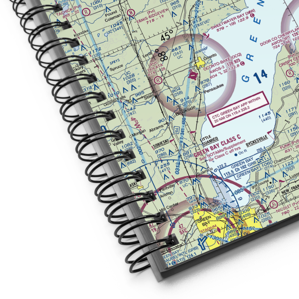 Larson Airport (5WI4) VFR Sectional Notebook 