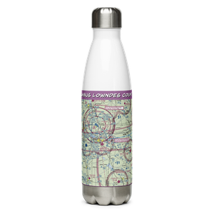 Columbus Lowndes County Airport (UBS) VFR Sectional Water Bottle