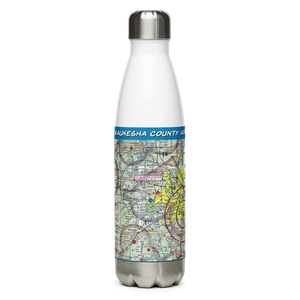 Waukesha County Airport (UES) VFR Sectional Water Bottle